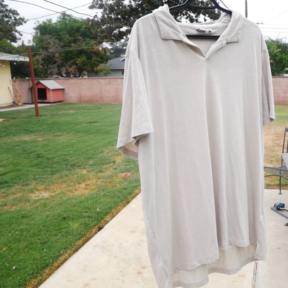 Onia Men’s Linen XXL Polo Shirt 🛶